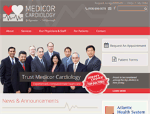 Tablet Screenshot of medicor.com